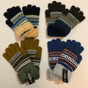 2 SETS OF GLOVES $13 Winter Women’s Nordic /Scandinavian Gloves
